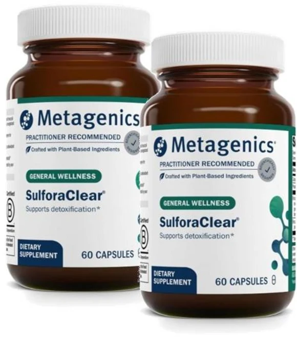 메타제닉스 설포라클리어 캡슐 Metagenics SulforaClear for cellular activity, 60정, 2개 - 쿠팡
