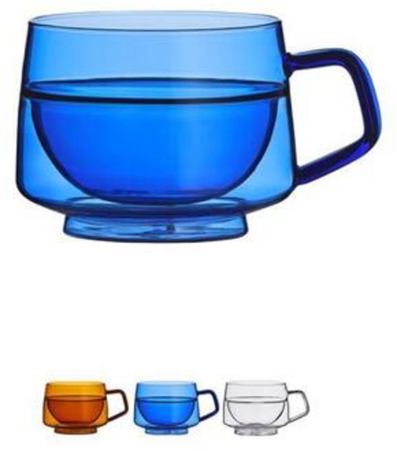 헤리터 가야 머그컵 와이드, 앰버, 1개