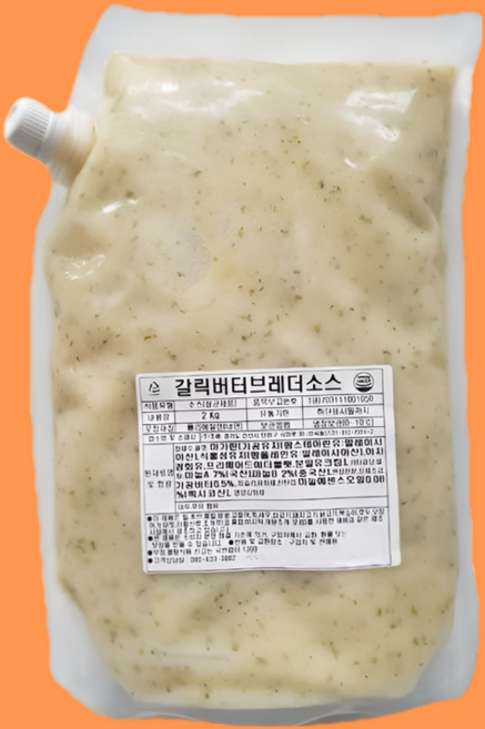 코다노 갈릭버터 브레더소스 2KG 마늘빵 달달한맛, 1개