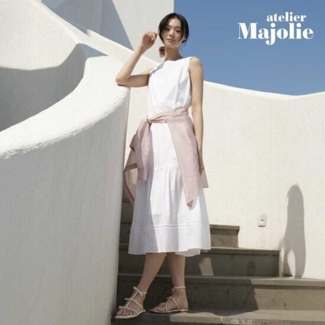 아뜰리에마졸리 25SS 썸머 에어리 티어드 원피스 1종