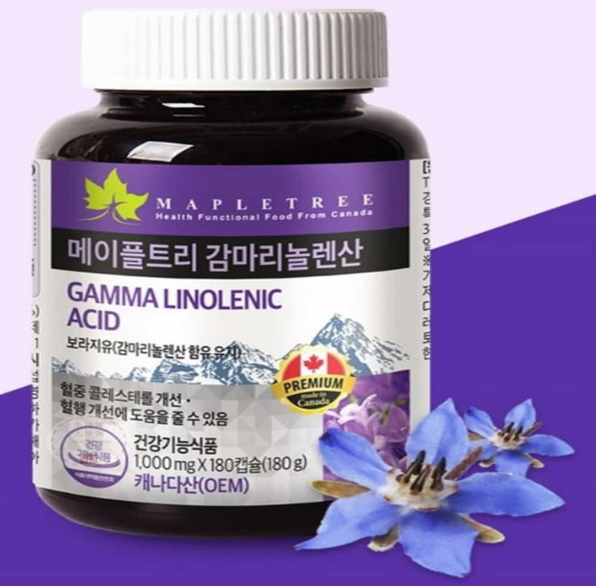 MY 혈행개선도움 감마리놀렌산 1 000mg x 180캡슐 여성영양제, 1개