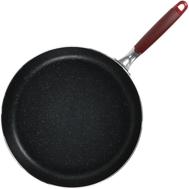 식당 업소용 후라이팬 36 대형 알루미늄 마블 팬 가벼운 큰 대용량 프라이팬 36cm, 1개