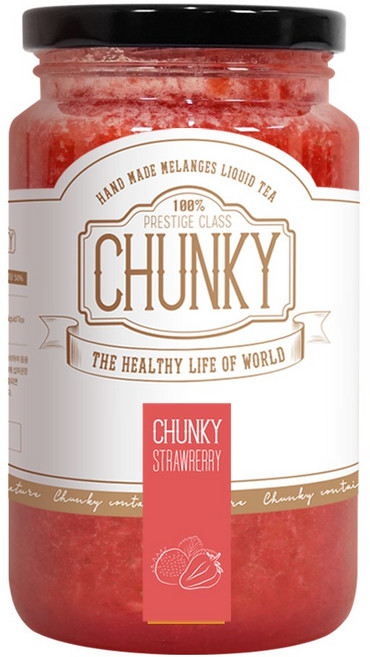 청키 수제 딸기청 카페용 딸기라떼 과일청, 1개입, 1개