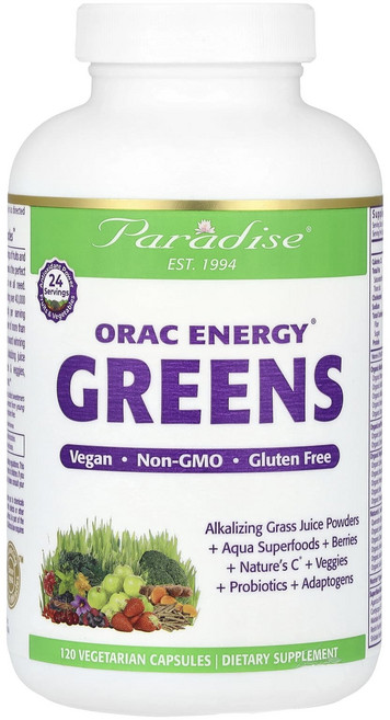 Paradise Herbs ORAC Energy® 그린스 베지 캡슐 120정, Paradise Herbs ORAC Energy ..., 1개