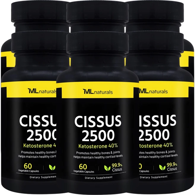 [미국빠른직구] 마이라이프 내추럴스 시서스 2500 케토스테론 40% 60정 6병, 6개 - 쿠팡