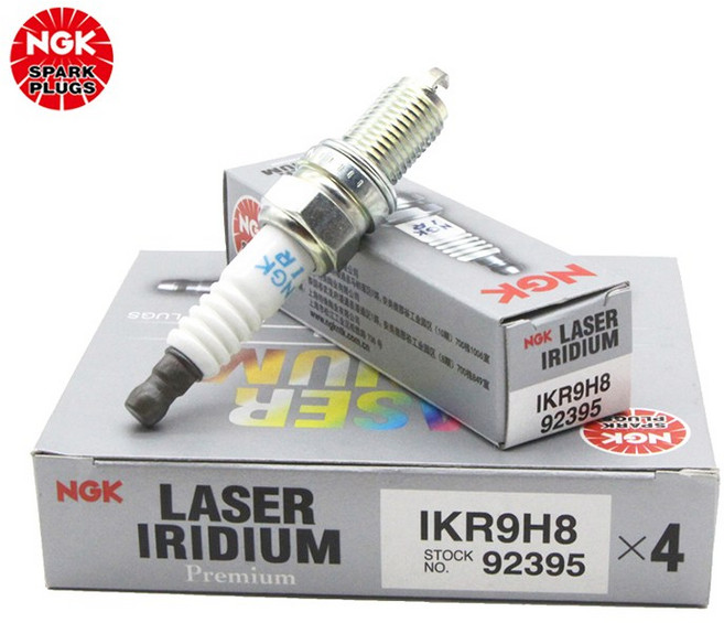 NGK 이리듐 플래티넘 점화 플러그 IKR9H8 92395는 피아트 오티모 비아지오 실피 OE 55249868에 적합합니, 02 4pcs