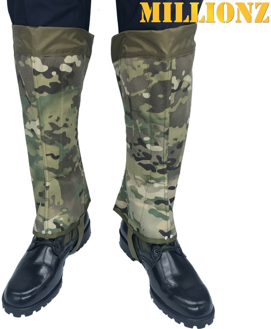 고급 코드락 안전 각반 나일론재질 멀티캠색 L XL 방수 충격방지패널내장 심마니 약초 등산 스패츠 BY 보령