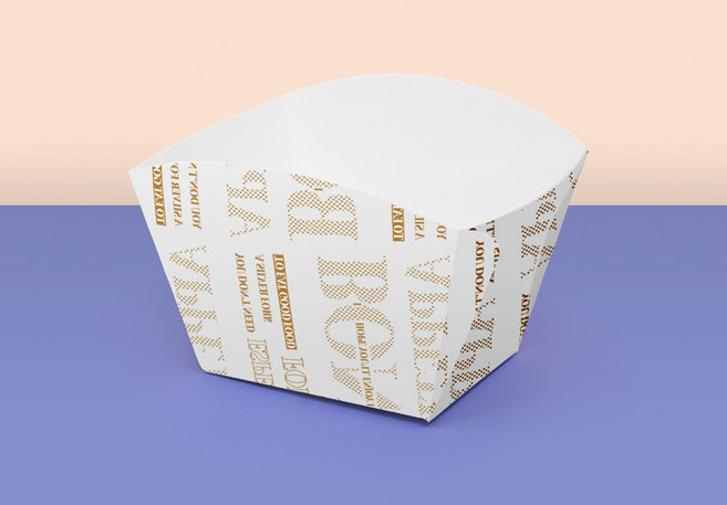 러스크 소금빵 일회용 아치형 종이트레이 보나뻬띠 2종 100개/1000개, 1세트, 100개입