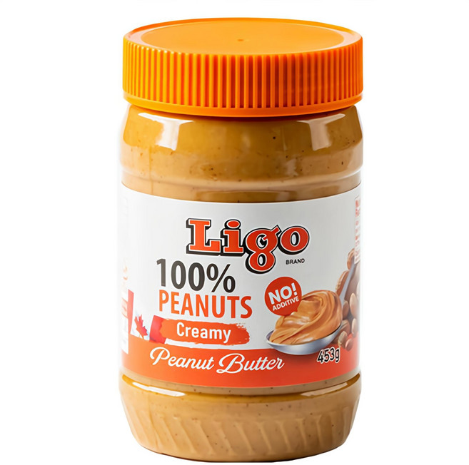 리고 100% 땅콩버터 크리미, 453g, 1개