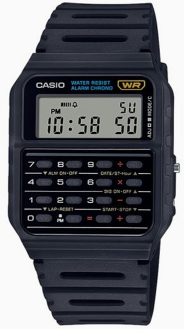 카시오 CA-53W-1Z CASIO 남성 우레탄 손목 시계