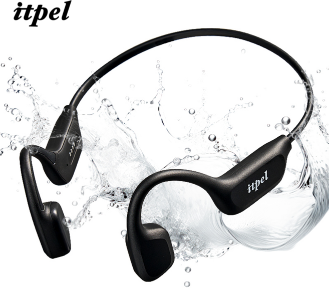잇펠 블루투스 골전도 이어폰 무선 IPX8 방수 수영장 런닝 러닝 헬스 스포츠 운동 운전기사 배달 핸즈프리 귀 귀걸이형 노이즈캔슬링 오픈형 넥밴드 불루투스 4세대 프로2 프로3, 블랙, 잇펠 골전도 블루투스 이어폰 X8 MAX