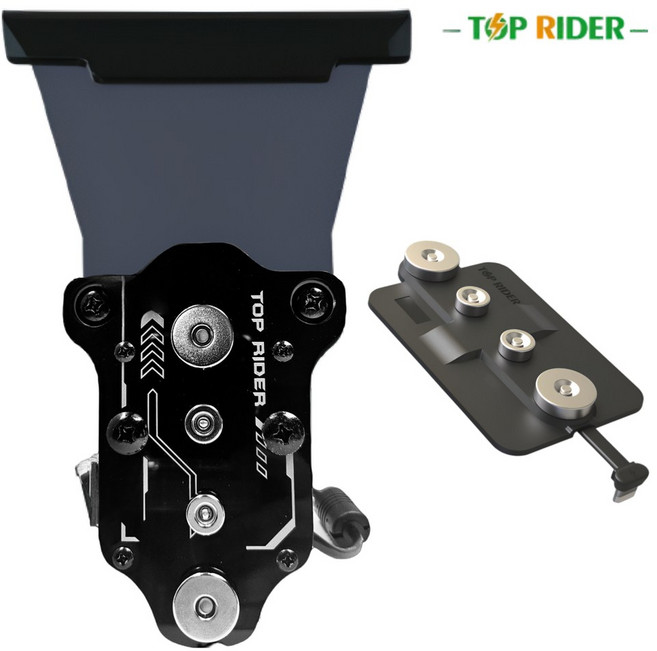 탑라이더 PD 초고속충전 최대30W 배달대행 전기자전거 오토바이 자석 충전거치대 C타입 자석 충전패드포함 풀세트 휴대폰충전, 실속형 세트, 배터리연결형