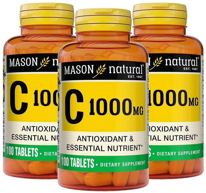 Mason Natural 메이슨내추럴 비타민C 100정 3팩 영양제, 3 - 쿠팡