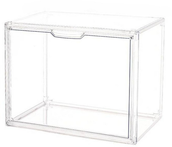 보관함 수납 정리함 투명 수납함 전면도어형 진열보관용, 1개