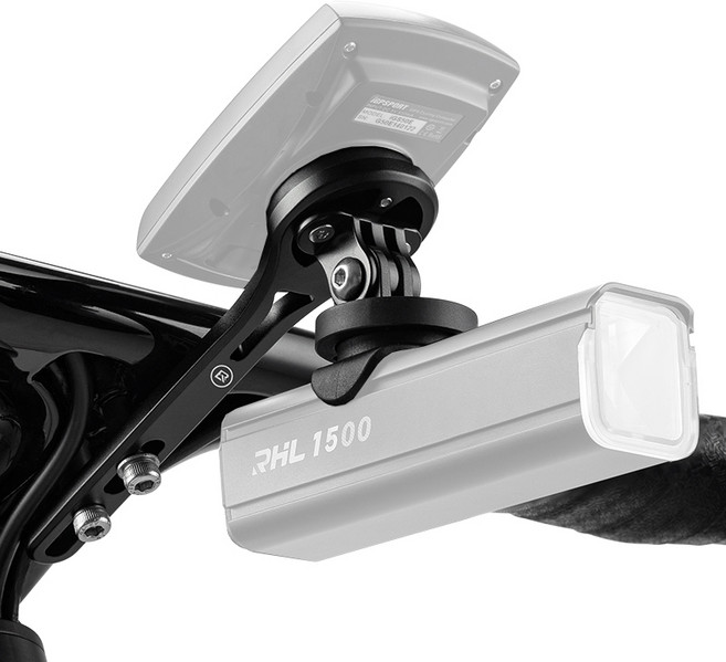 일체형 핸들바 전용 가민 고프로 멀티 마운트, 1개