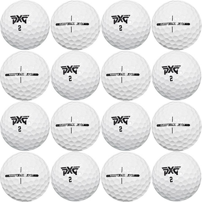 피엑스지 파슨스 익스트림 (PARSONS XTREME) 3피스 A-급 로스트볼 16개, 화이트, 1세트