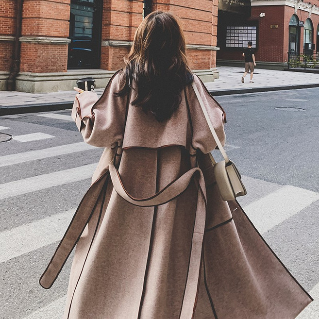 맥시 롱 코트 모직 여성용 대형 겨울 스타일 플러스 면화 두꺼운 슈퍼 발목까지