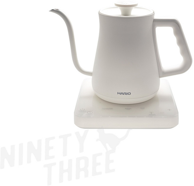 HARIO 阿爾法溫控細口壺 EKA-65-TW 650ml 黑色 白色 咖啡器材, 1個