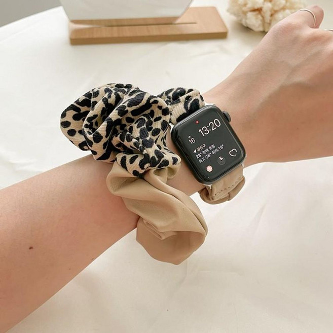 패션템 애플워치 스트랩 앤 호피 가죽 곱창 밴드 set