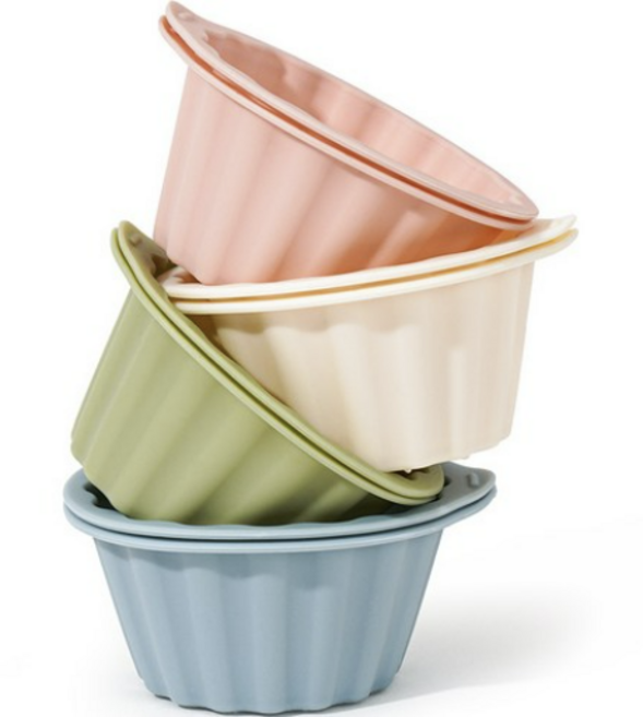 아띠래빗 쏙쏙 실리콘 머핀틀 소 4종 x 2P 세트, 1세트