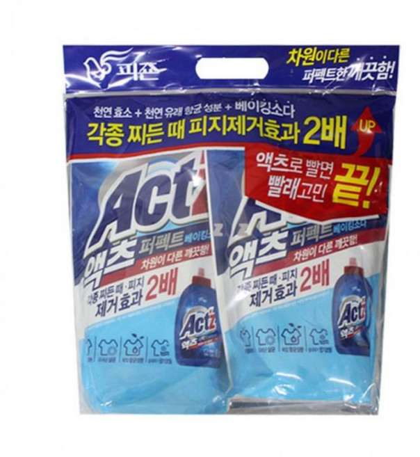액츠퍼펙트 베이킹소다 1.5L+1.5L 세제 액체세제 액츠 빨래 세탁 드럼세탁기세제 일반세탁기세제-TJ