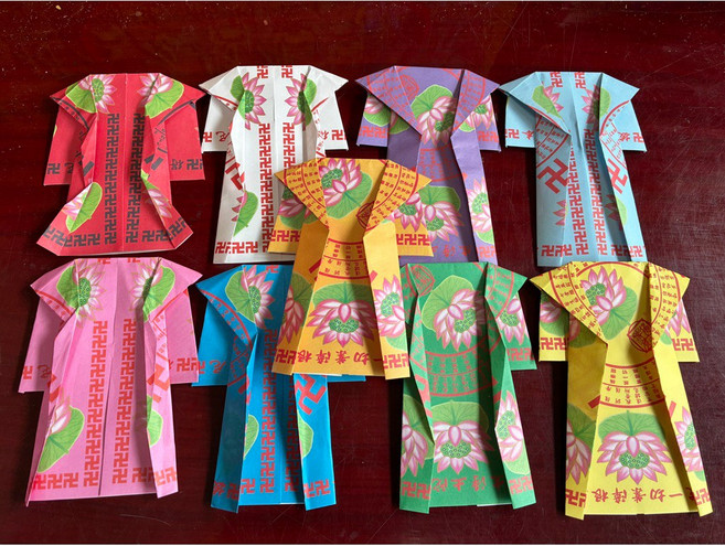 紙紮服飾 蓮花紙 祭祀用品