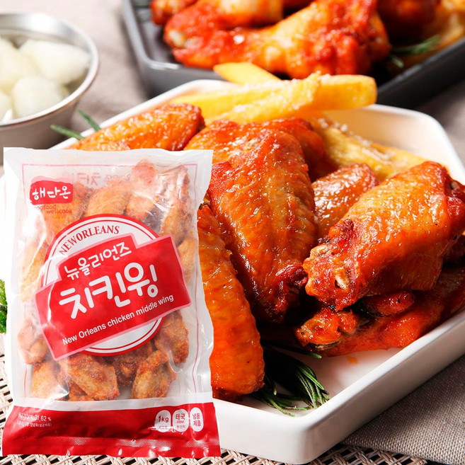 해다온 치킨윙 1kg 닭윙 양념닭날개, 1개