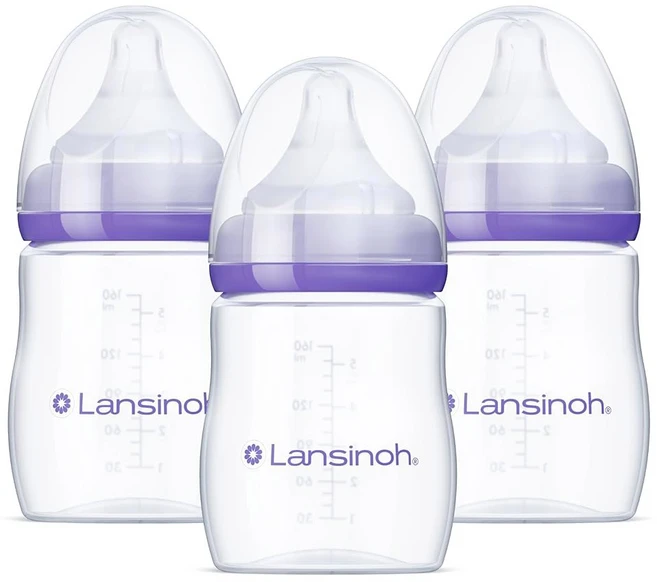 란시노 항콜릭 젖병 BPA 프리 플라스틱 5온스 3카운트 느린 흐름 (사이즈 S) 내추럴 웨이브, 1 Count (Pack of 3) - 쿠팡