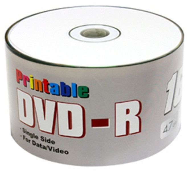 [멜로디] DVD-R 와이드프린터블 16배속 4.7GB [벌크/50매], 1개