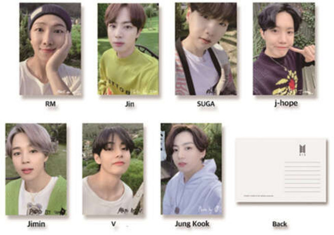 방탄 엽서 렌티큘러 3D 포카 포토카드 BE 방탄소년단 입체 BTS, V（뷔）