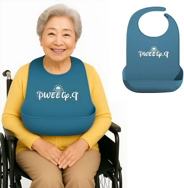 방수앞치마 일회용 앞치마 성인용 성인 턱받이 식사용 일회용앞치마 특대형 55x40x10cm, 1개, 블루