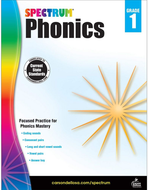 Spectrum Phonics Grade 1, Carson Dellosa Publishing