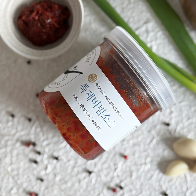 까치식당 특제비빔소스 골뱅이소면 비빔국수 만능 무침 소스 캠핑소스 [원산지:상세설명에 표시], 1개, 500g