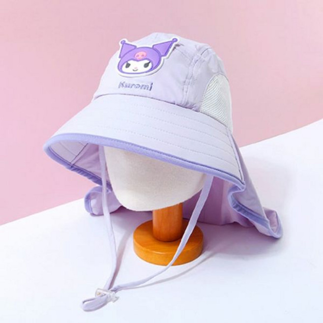 비브랜드 쿠로미 쿨링 플랩햇 D2-430741 아동 키즈 자외선차단 모자