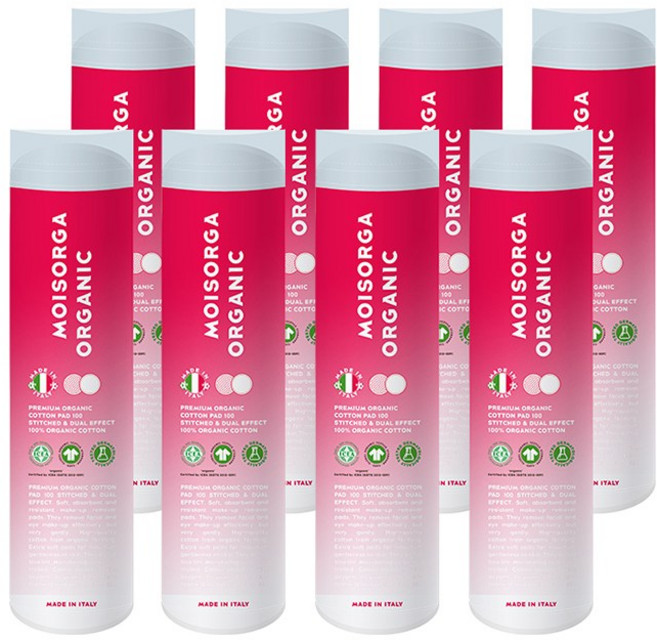 [AK수원점] [모이스올가] 유기농 화장솜 스티치 앤 듀얼이펙트 800매