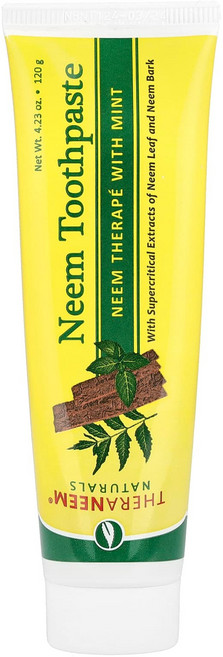 오가닉스 사우스 TheraNeem Naturals 님 치약 민트 함유 님 테라피 120g(4.23oz) ORS-00030, 120g, 1개