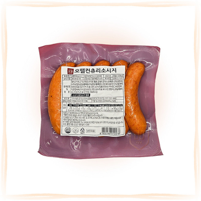오뗄 컨츄리 소시지 소세지 350g, 1개