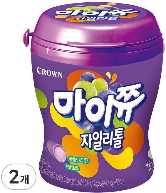 마이쮸 자일리톨 포도, 110g, 2개