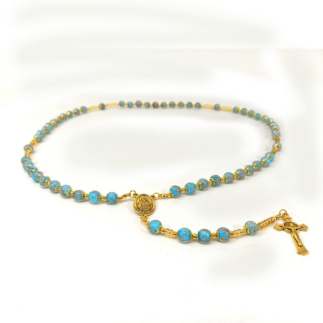 소스피리 베네치아 수제 무라노 유리 59구슬 종교용 묵주 목걸이 핸드메이드 고급 선물용 SOSPIRI VENEZIA 이탈리아 수공예 디자인 우아한