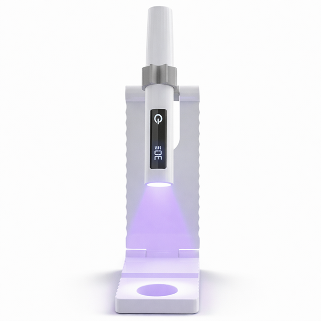 윈프로 UV 젤네일 LED램프 거치대 세트, 1개, 화이트