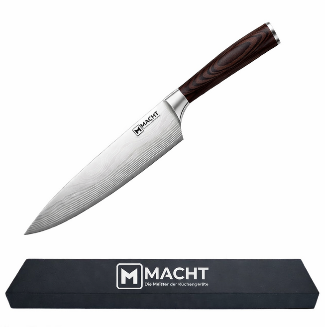마흐트(MACHT) 독일 명품 다마스커스 디자인 쉐프나이프 선물용, 다마스커스 디자인 독일 식도, 1세트
