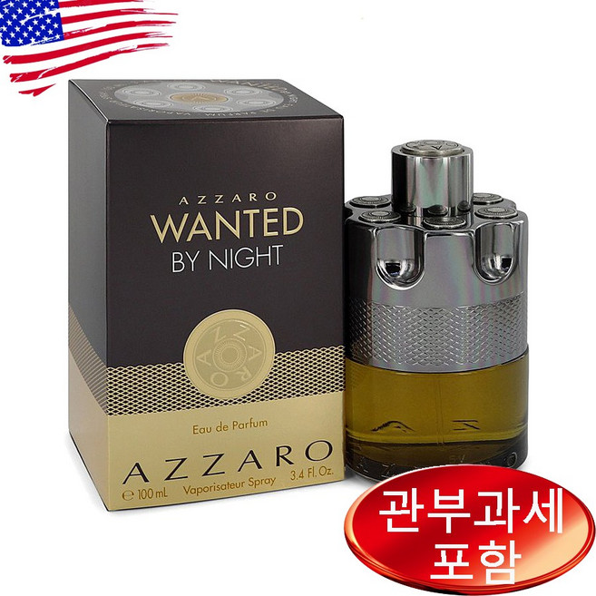 아자로 원티드 by 나이트 오드퍼퓸 100ml 남성, 1개