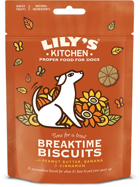 LK 릴리스키친 브레이크타임 비스켓 강아지 비건 간식 (데일리 휴식), 1개, 80g, 바나나 - 쿠팡