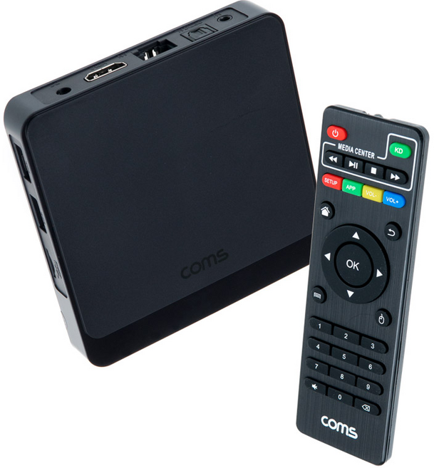 안드로이드 TV 박스 UHD 4K 미러링 셋탑박스 구글플레이 유튜브 넷플릭스, 1개