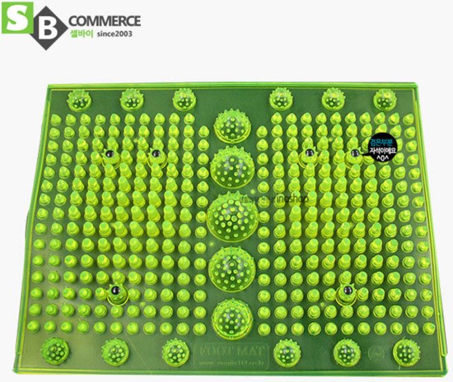 국산 성진 마그네트 지압매트 비너스콤비 발마사지, 1개, 그린