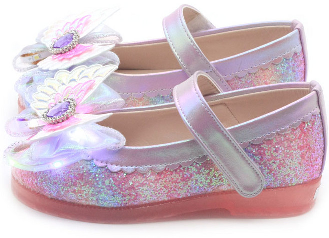 여아 아동 유아 구두 PKS뉴몽실천사LED구두