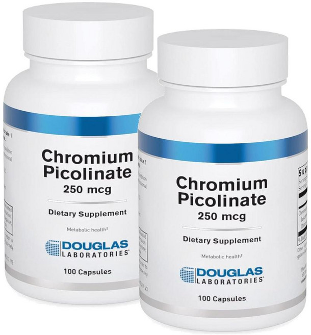 더글라스랩 크롬 피콜리네이트 250mcg 캡슐 Douglas Laboratories Chromium Picolinate, 100정, 2개