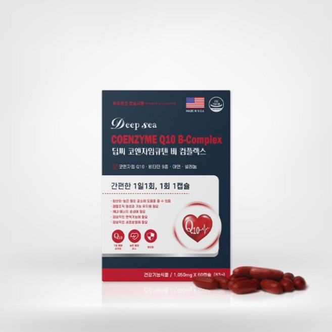 *옵션확인* 프리미엄 코큐텐 CQ10 부모님 혈압관리 항산화 /12통 구매시 하이퍼셀 코엔자임, 60정, 3박스