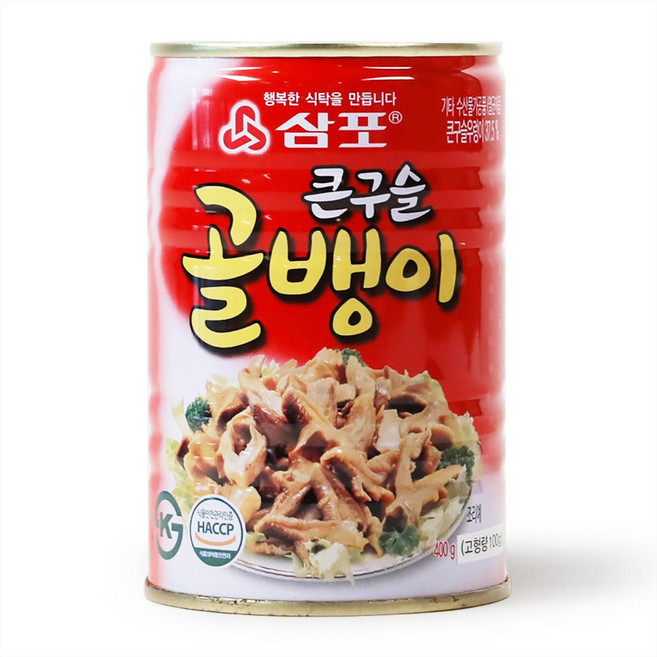 삼포 큰구슬 골뱅이, 400g, 12개