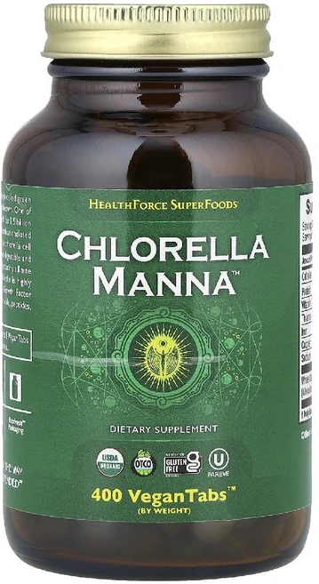 헬스포스 클로렐라 만나 Chlorella Manna 해조류 타블렛 400정, 1 - 쿠팡